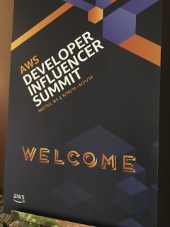 Welcome to AWS Developers Influencers Summit 2019